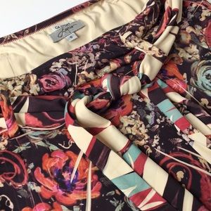 Floral bohemian print skirt